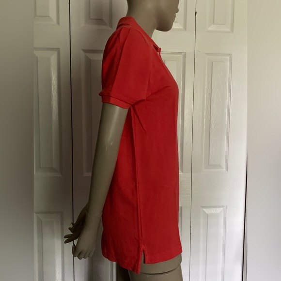 COPY - J.Crew Women's Short Sleeve Coral PoloShirt Size Small - Picture 4 of 13